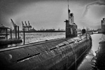 U-434 im hamburger Hafen